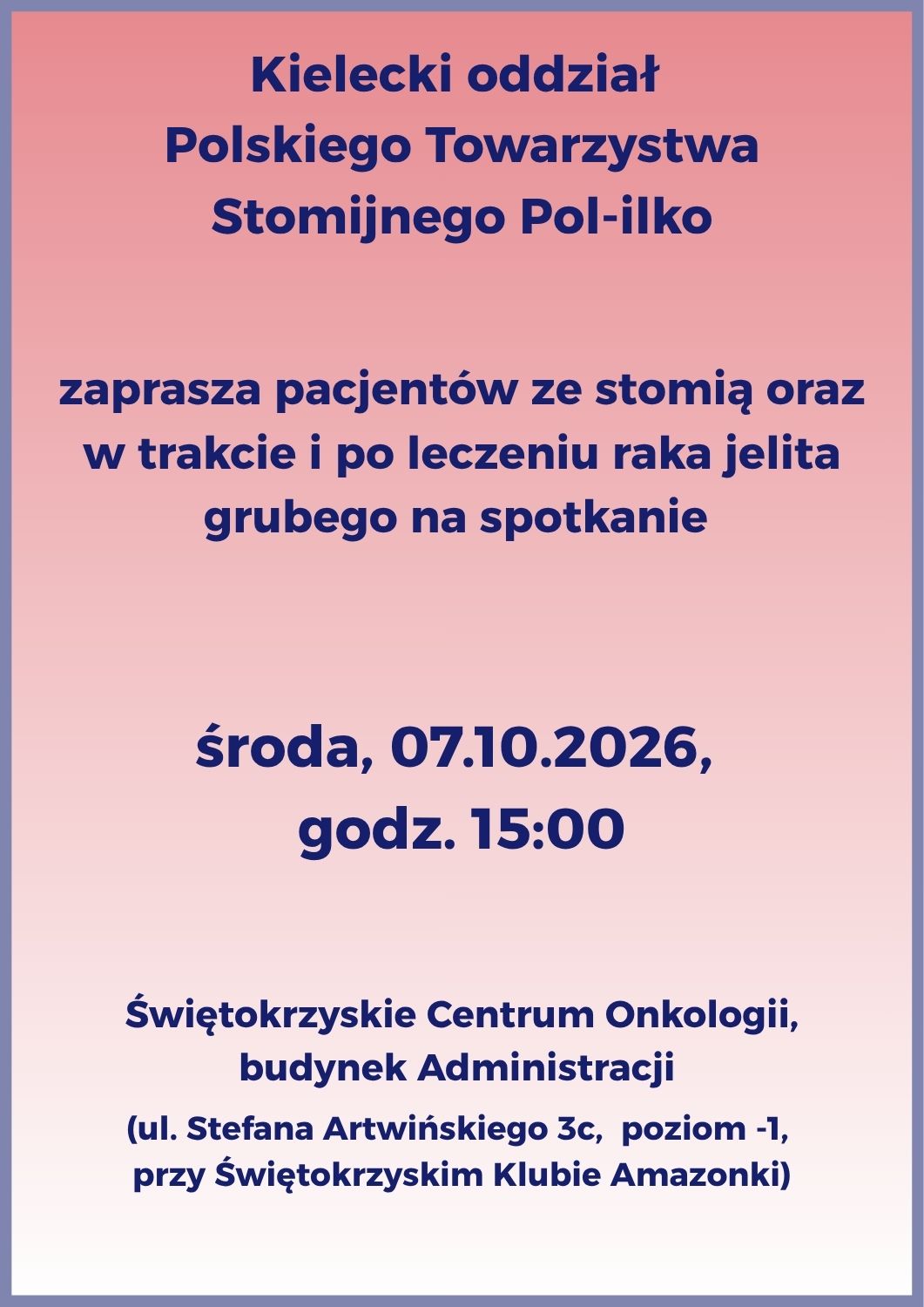 Spotkanie Polskiego Towarzystwa Stomijnego Pol-ilko