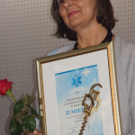 Pani dyrektor Marzena Pyk z II nagrodą dla Świętokrzyskiego Centrum Onkologii w kategorii Szpital Roku 2018
