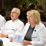od lewej: dr. n. med. Sławomir Okła - Kierownik Kliniki Otolaryngologii, Chirurgii Głowy i Szyi, prof. dr hab. n. med. Stanisław Góźdź - Dyrektor Świętokrzyskiego Centrum Onkologii, dr hab. n. med. Jolanta Smok - Kalwat -Zastępca Dyrektora ds. Klinicznych