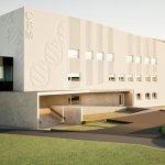 Wizualizacja budynku Centrum Badań Molekularnych